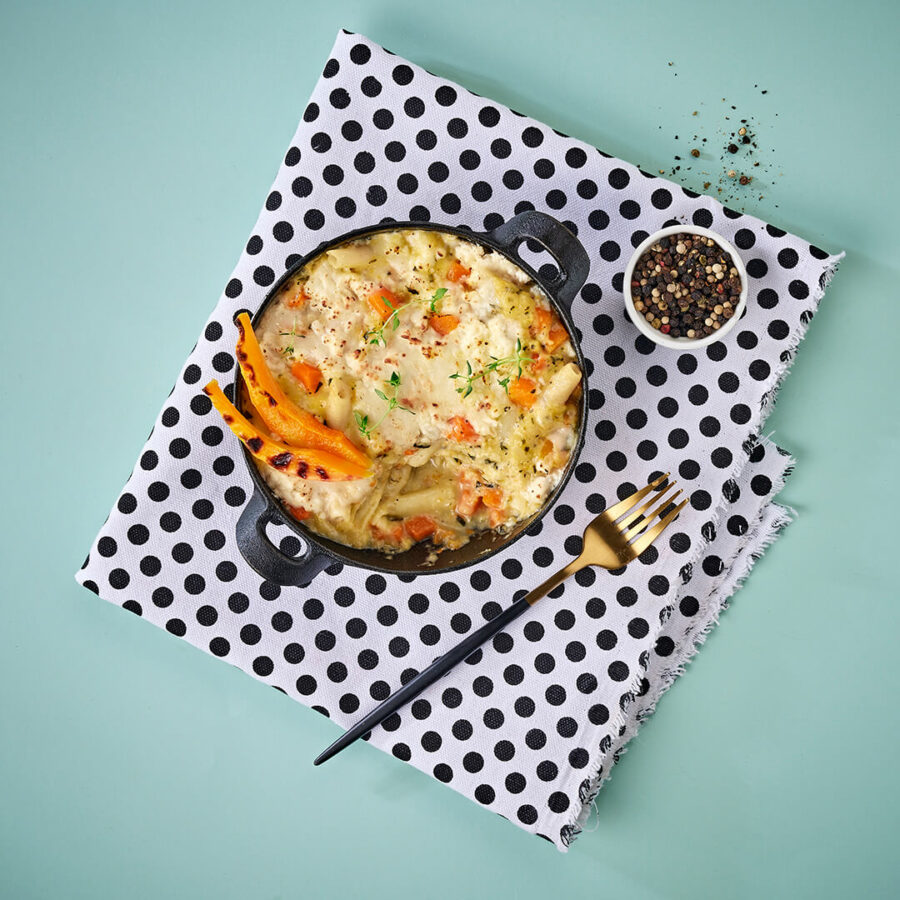 Butternut & Feta Pasta Bake