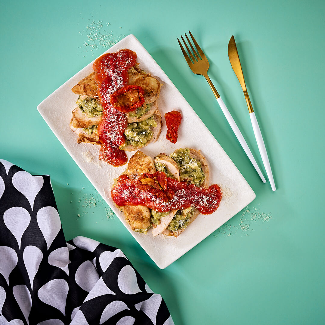 Spinach & Feta Chicken Breasts