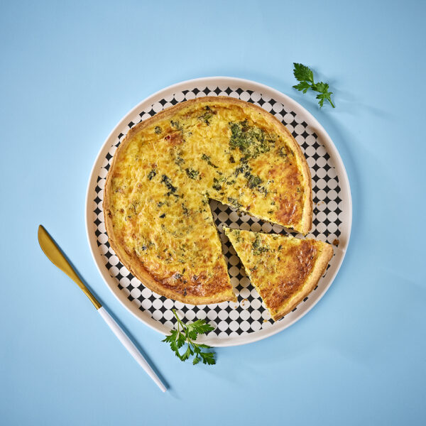 Spinach & Feta Quiche